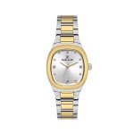 Womens Two-tone Silver & Gold Watch With Cushion Case