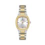 Womens Two-tone Silver & Gold Watch With Cushion Case