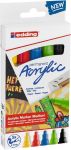 Edding - 5100 Permanent Acrylic Marker Medium 5'S Basic