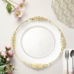 33 Cm Antique Embossed Under-plate