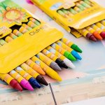 Aihao Premium Crayons Set - 8 12 Vivid Colors Non-toxic Easy Grip Long-lasting Perfect For Artists 14+
