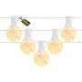 Litehouse 10M Low Voltage 25 LED Bulb String Lights Copper Wire Bulbs - White String