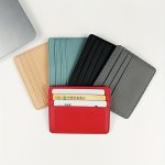Portable Pu Leather Cards Holder Slim Bank Credit Card Id Cards Coin Pouch Case Bag
