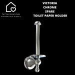 Victoria Chrome Spare Toilet Paper Holder