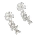 Silver Flower Inspired Drop Earrings