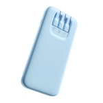 Romoss Pastel 10000MAH 15W Power Bank With Built In Cables - Blue