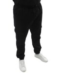 Mens Elasticated Cargo Pants - 34 Black
