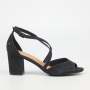 Heather 1 Heel - Black - Black / 5