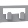 Vindo Double Towel Hook Shark-skin Grey 110MM Large