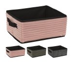 Storage Box Corduroy 27X22X13 Cm