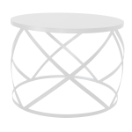 Cross Coffee Table - White Textured
