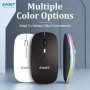 Eaget LED Wireless Mouse Slim Silent Mouse 2.4G Portable Mobile Optical Office Mouse For Notebook PC Laptop Computer Macbook