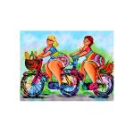 Diamond Painting Diy Kit Full Drill 40X30CM- Lifestyle: Riding Bicycle