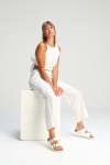 Holster Tie Top - White