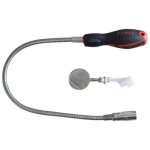 3 In 1 Flexible Magnetic Pick-up Tool With Light & Mirror