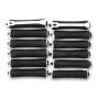 Hair Perm Rods 12 Pack - Assorted Colour - Jumbo 78X15MM