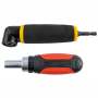 Tork Craft Angle Drive 1/4' Mf W/ratchet Driver 6 PC Bits TCAD02