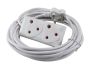 10M Extension Cord With A Two-way Multi-plug Extension Lead