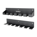 Rebel Wall Mounted Vertical Bar Rack 6 Piece