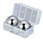 - Whiskey Chill Stone Ice Ball - Set Of 2 - Stainless Steel - 5.5CM