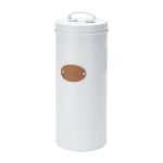 Metal Kitchen Storage Canister White - 2.5L