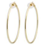Goldair Gold Large Hoop Earrings