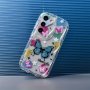 Suitable For Samsung Galaxy A55/A54/A34/A35/A25/A24/A14/A15/S24/S23 Mobile Phone Case Suitable For A53/S24Ultra/S23Ultra/S24Plus/S23Fe/S23+Pro/A23/A33/A52/A04/A04E/A04S/A05/A05S/S22/S21/Fe/Ultra Mobile Phone Protective Case Creative Color Butterfly Semi-T