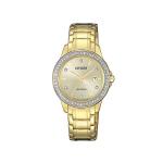 Eco-drive Swarovski Gold Lds Watch