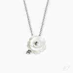 Engelsrufer Rose Silver With Mother-of-pearl Necklace
