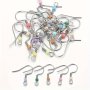 50pcs Stainless Steel Hook Earrings With Drop Semi-finished Earrings Accessories