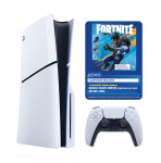 Sony Playstation 5 Slim Disc Fortnite Flowering Bundle