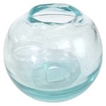 Abstract Glass Bowl Vase Green 12CM