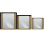 Recessed Square Mirrors 530 430 And 330 Set Of 3