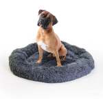 Plush Pet Bed 100CM - Grey