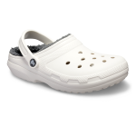 Crocs Classic Lined Clog - White/grey - 9