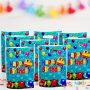 10PCS Colorful Printed Happy Birthday Party Plastic Gift Bags Easter Gift