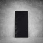 Wall Art D129 - 1040 X 535 X 20 Indoor Matt Black Warm White
