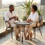 Gardena Garden Patio Furniture Waterproof Mesh Outdoor Dining Chair