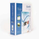 Bantex Presentation Binder Pvc A4 Clear Pocket Front And Spine 4 D-ring. 50MM.