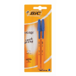 Bic Orange Fine Blue 2’S Ballpen Carded