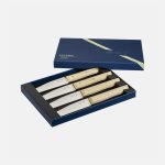 Facette Table Knives Set Of 4 Olive
