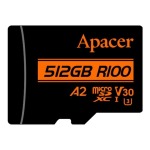 Apacer 512GB Microsdxc Memory Card AP512GMCSX10U8-R