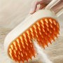 1PC Pet Spray Comb No-rinse Steam Massage Comb One-touch Brush For Cats And Dogs Daily Grooming Tool Plastic