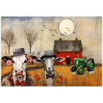 Tear Resistant Deco Print Animal Farm 1