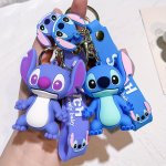 Cartoon Anime Character Keychain For Men Minnie Lilo & Stitch Keyring Key Chain For Backpack
