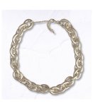 Chunky Chain Choker Necklace - Silver Free