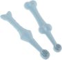 2 Pieces Silicone Pet Toothbrush Set Dog Cat Dog Toothbrushes Brushing Kit