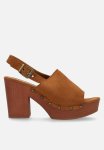 Block Heel Slingback - Tan