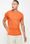 High Square Crew Tee - Orange