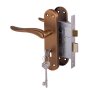 Dolce Lockset 3 Lever - Matte Coffee